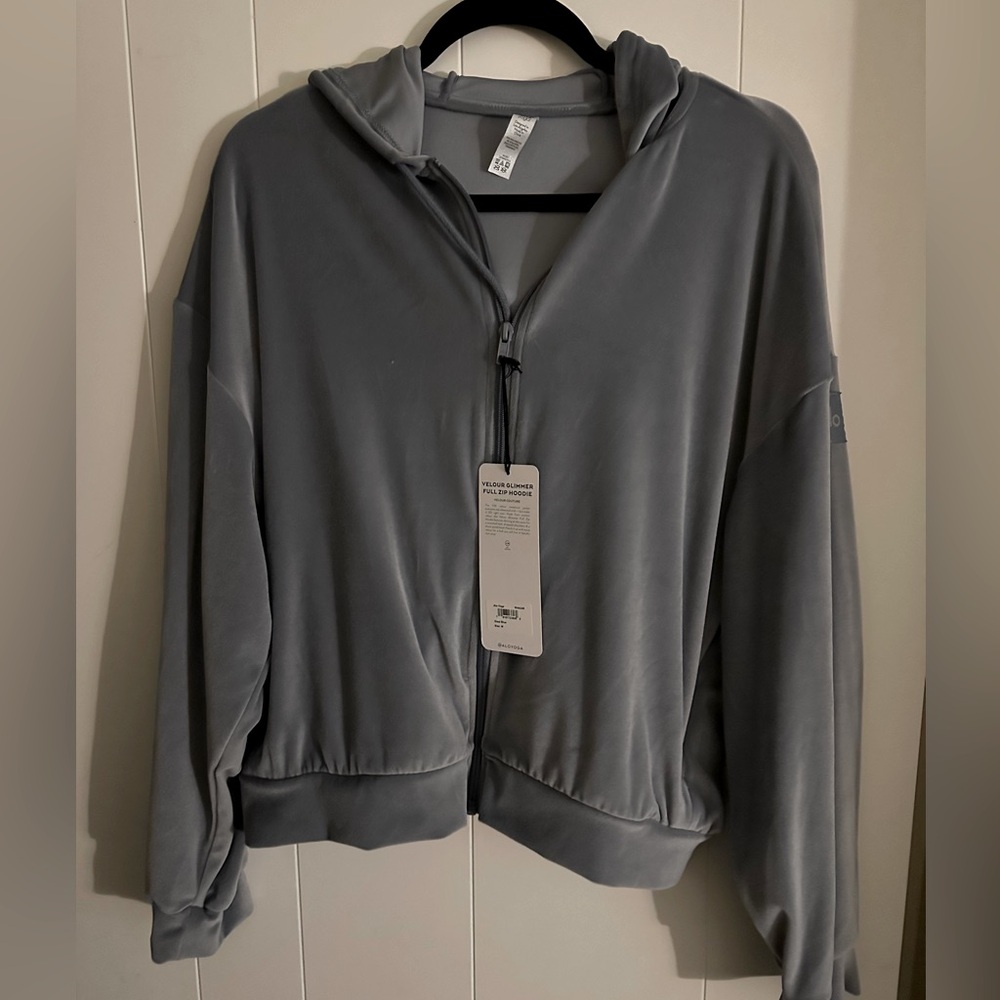 Velour Glimmer Full Zip Hoodie and the Velour Baller Pant - Medium